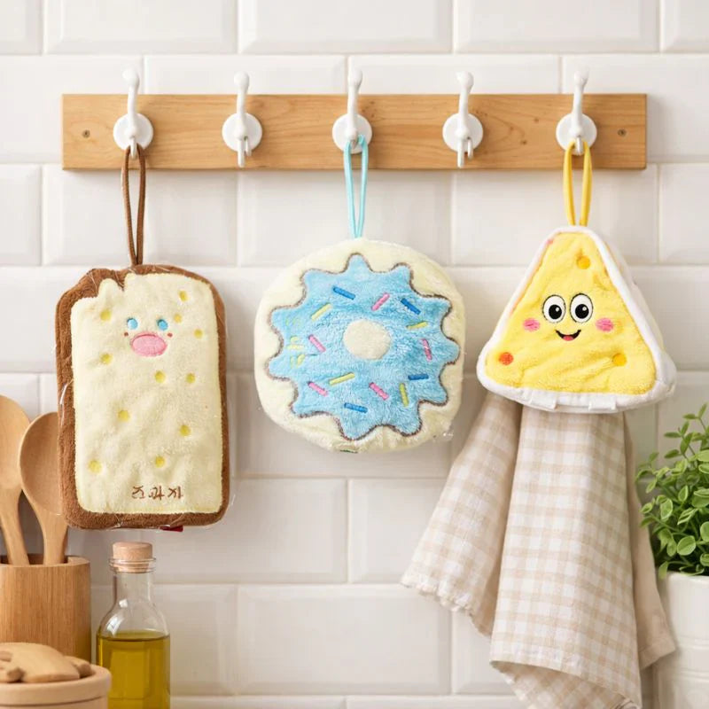 1Pcs Kitchen Cartoon Towel, Home and Living