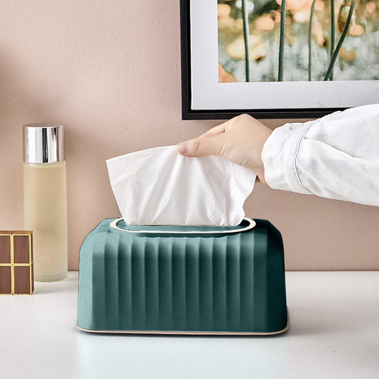 Modern Style Tissue Box Built In Spring For Easy Use