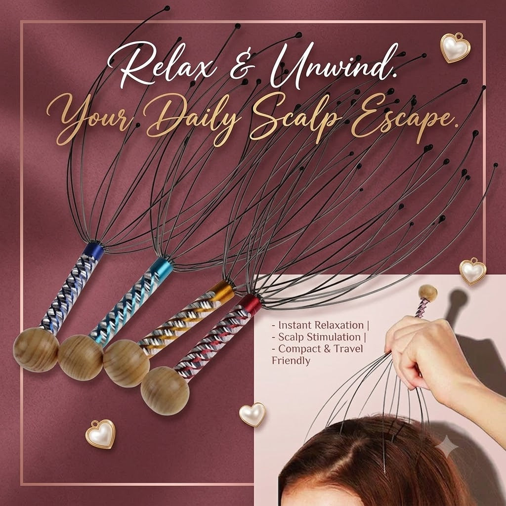 1 Pcs Octopus Scalp Massager