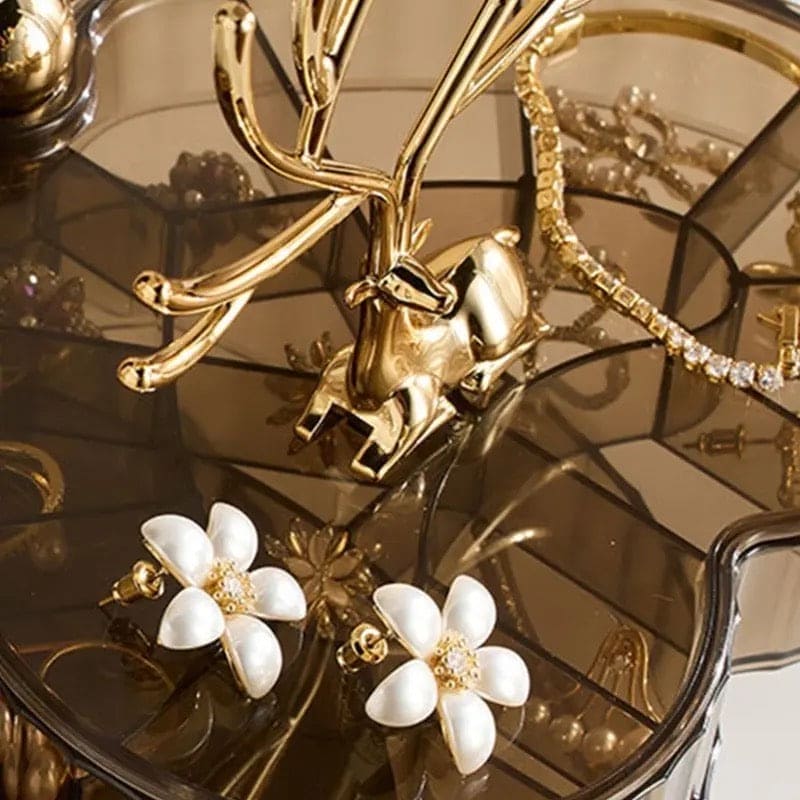DeerLuxe 3-Layer Stackable Jewelry Organizer
