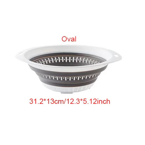 QuickFold Silicone Sink Drain Basket