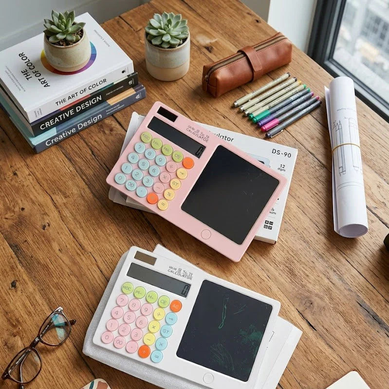 Business LCD Calculator Advanced Executive Notepad