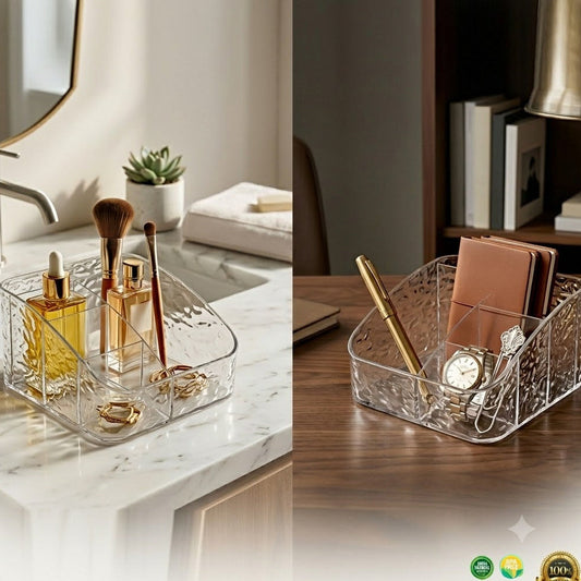 Premium Prism Makeup Storage Box for Vanity Counter