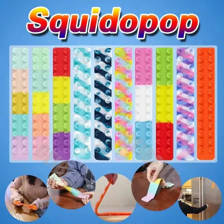 Suction Cup Squidopop Fidget Toy