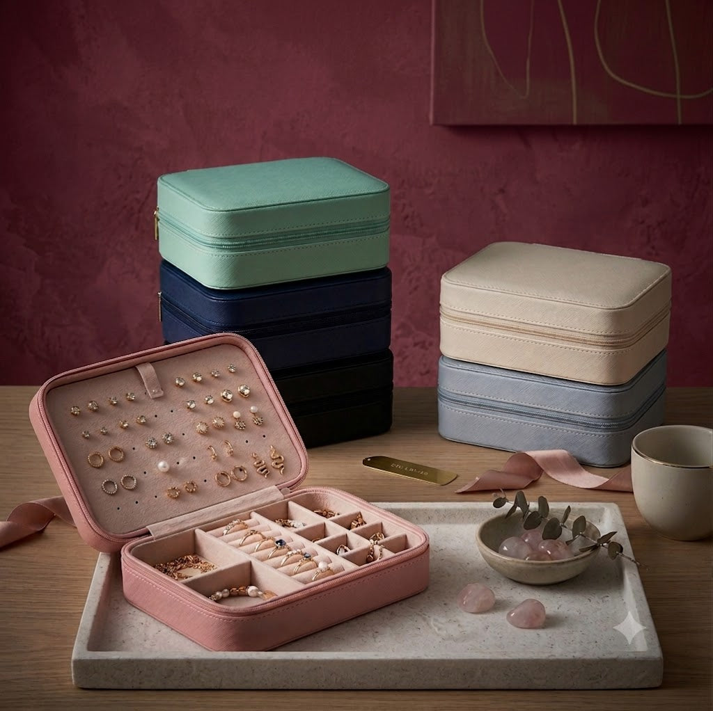Korean Ins Style Portable Jewelry Storage Box