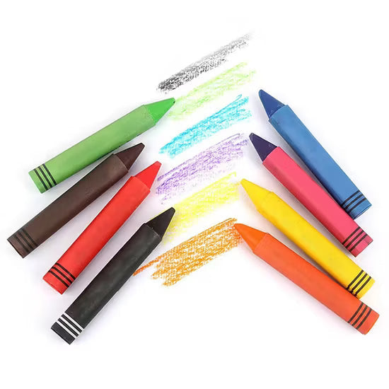 Kids Drawing & Coloring Crayons 12 Colors