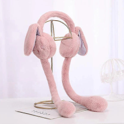 Bunny Plush Earmuffs Soft & Comfortable