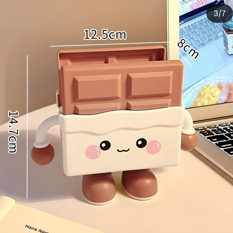Chocolate Bar Stationery Organizer Desktop Storage Holder
