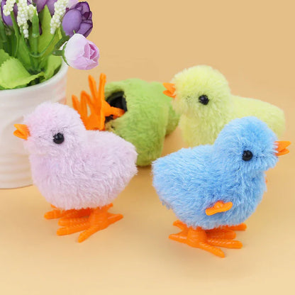 Wind-up clockwork Toy plush chicken
