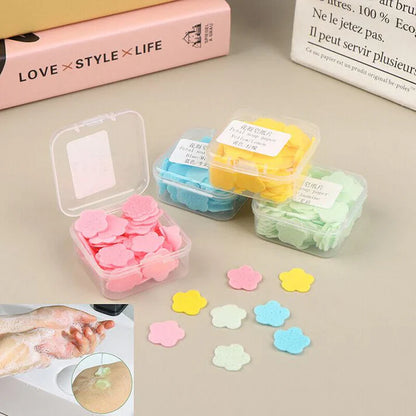 Travel Flower Soap Paper