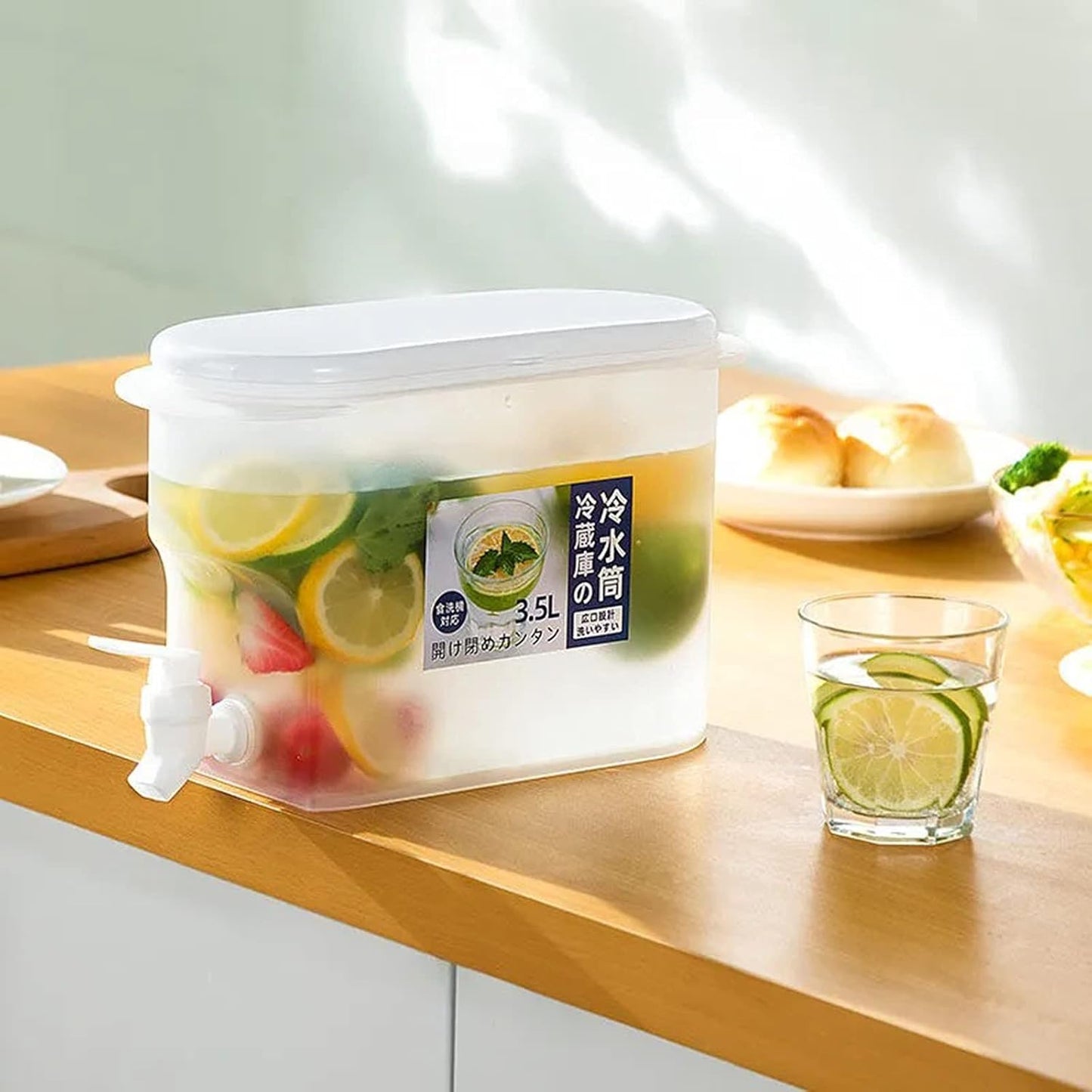 3.5L Fridge Water & Juice Container, Kitchen Accessories 