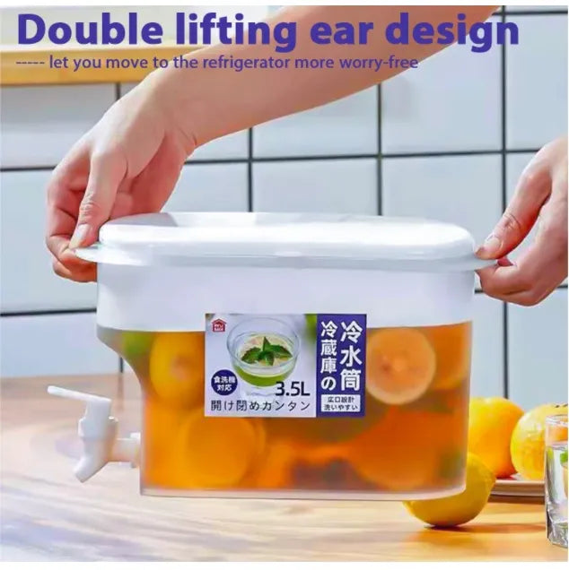 3.5L Fridge Water & Juice Container, Kitchen Accessories 