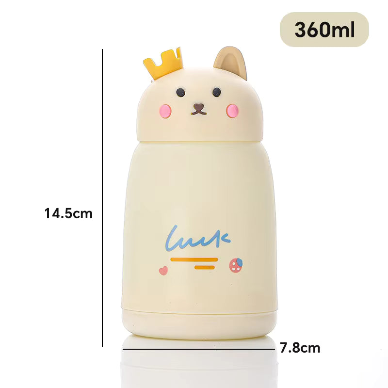 360ml Crystal Clear Rabbit Glass Bottle