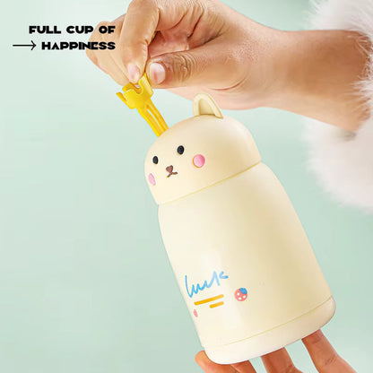 360ml Double Layer Rabbit Glass Bottle