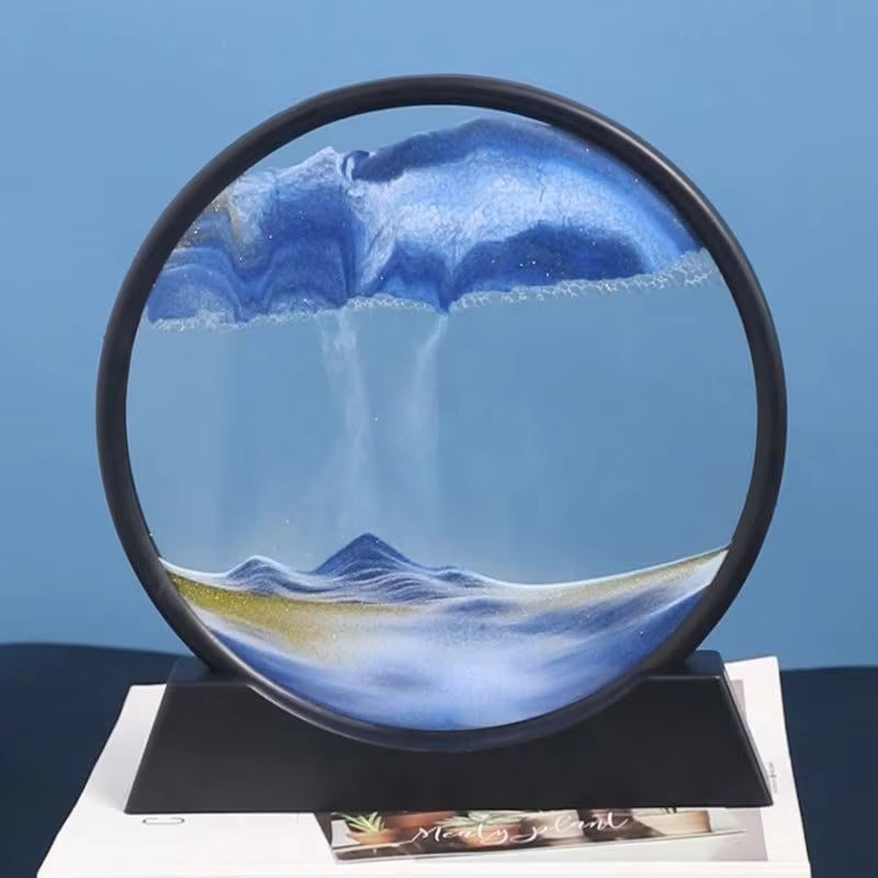 3D Moving Sand Art Hourglass