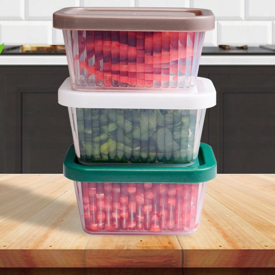 3Pcs Crinkle Container 150ml, Kitchen Accessories 
