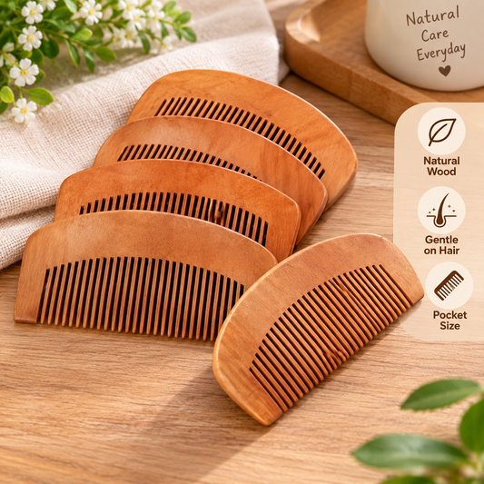 Solid Wood Pocket Comb