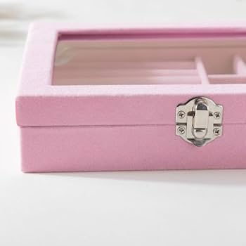 Glass-Top Jewelry Storage Box