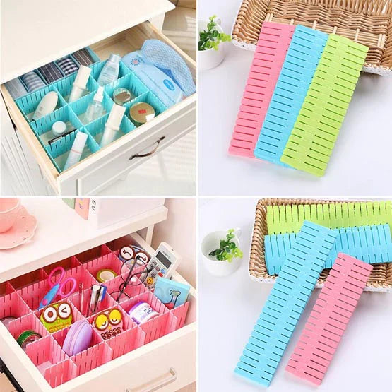 4Pcs Drawer Organizer, Wardrobe and Organizer 