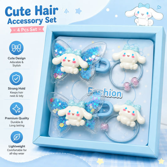  4 Pieces Baby Girls Cute Hair Styling Set 