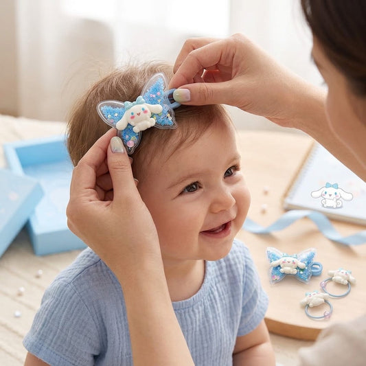  4 Pieces Baby Girls Cute Hair Styling Set 