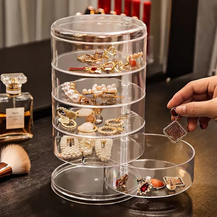 5 Layer Round Jewelry Organizer