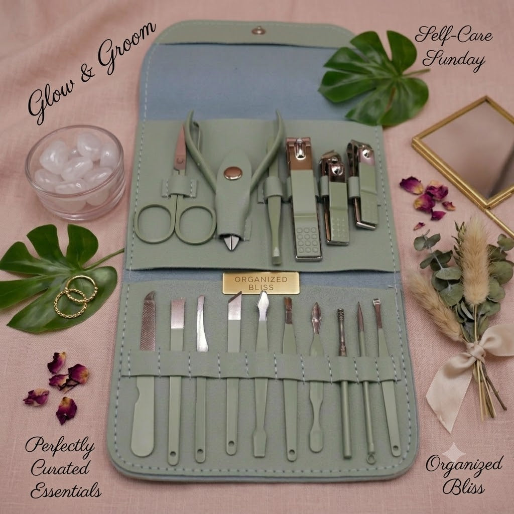 16 PCS Nail Clippers & Tools Set