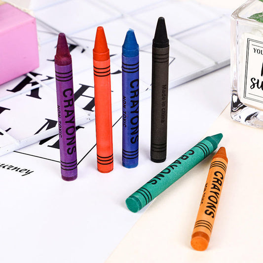 Kids Coloring Crayons – 6 Vibrant Colors