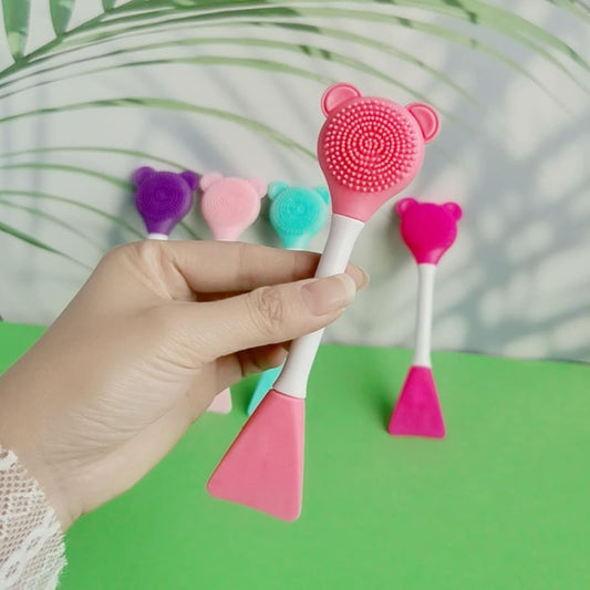 Silicone Facial Massage & Cleansing Brush Double Head