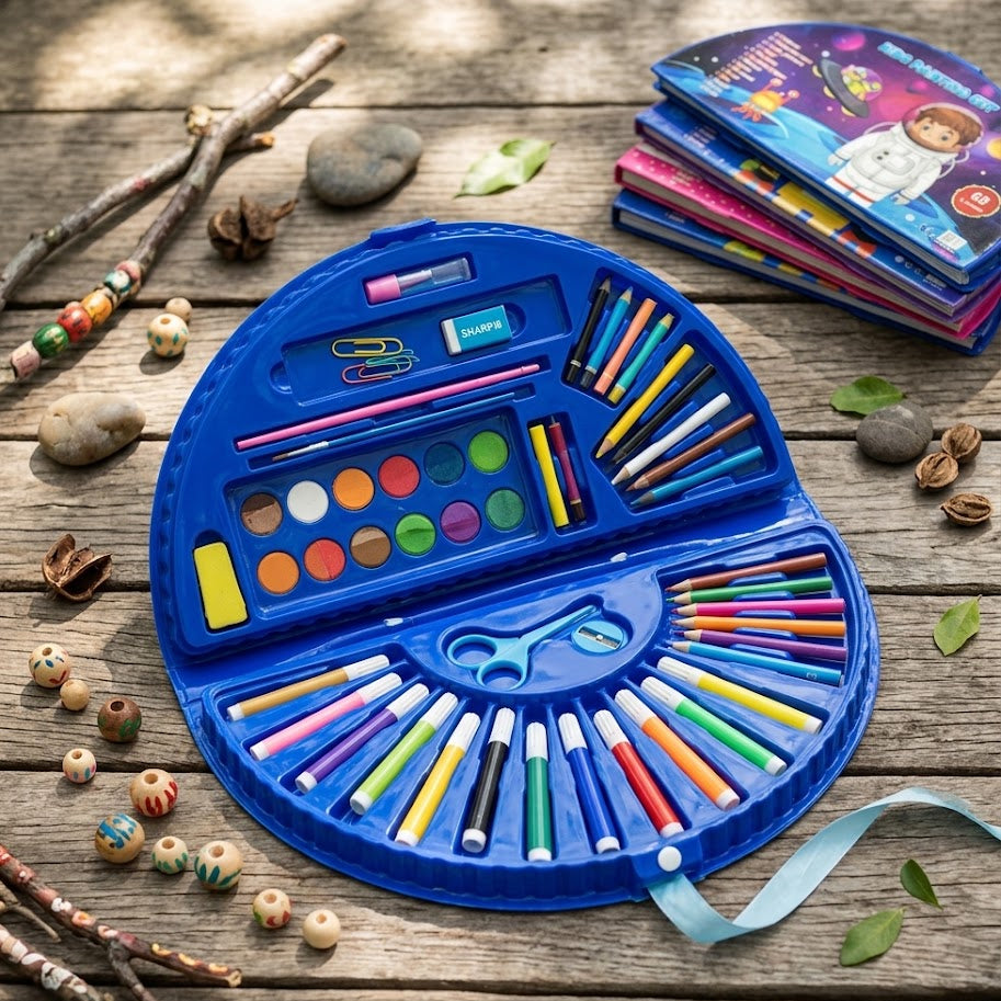68-Piece Art & Craft Set for Kids – Creative Drawing and Painting Supplies