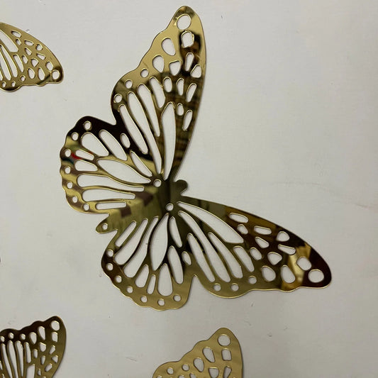 6 Pcs Butterfly Blossom Wall Set