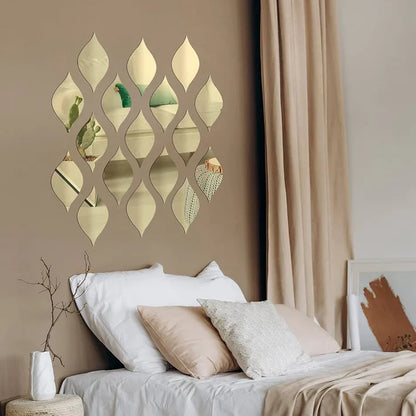 12 Pcs Acrylic Wall Design Decals For Stylish Home Decor