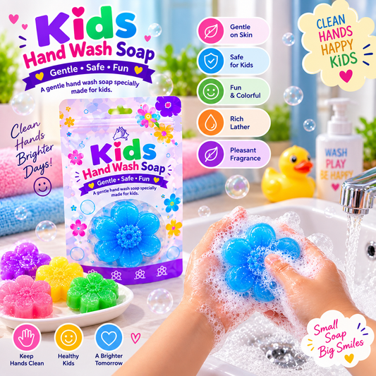 Flower Shape Kids Soap Fun Hand Wash Soap For Children