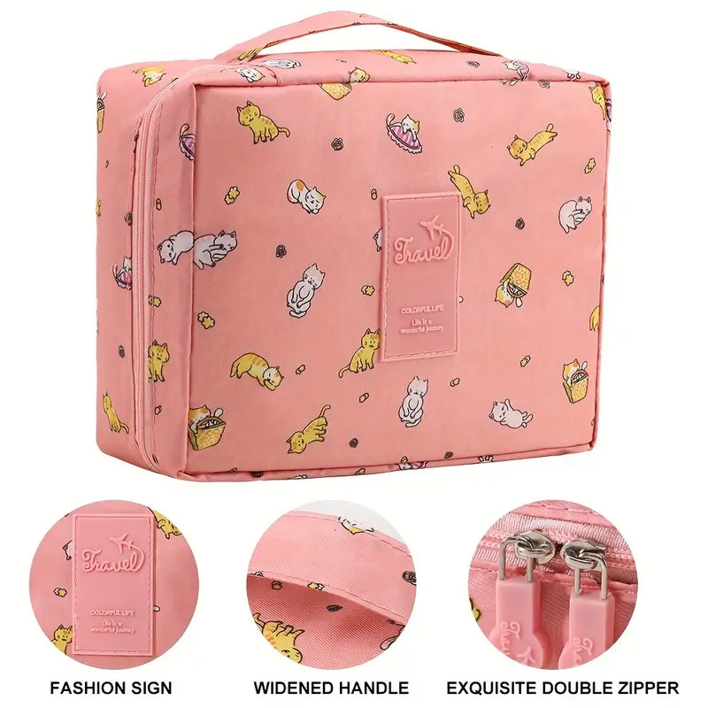 Portable Travel Cosmetic Toiletry Hanging Bag