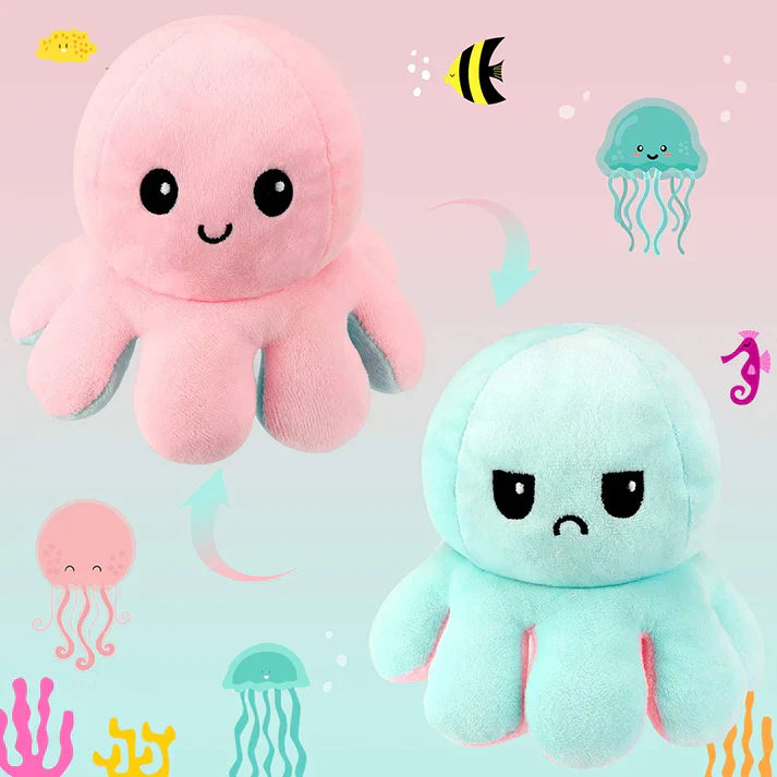 Two Faced Octopus Plush Toy