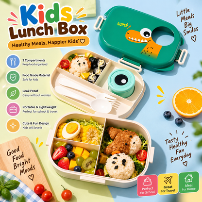 Dino Double Layers Lunch Box