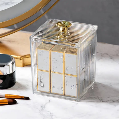 Acrylic Vanity Organizer for Cotton Pads and Cotton Buds
