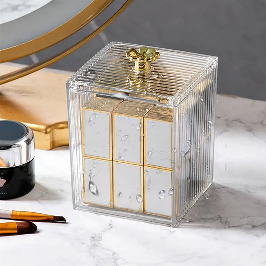 Acrylic Vanity Organizer for Cotton Pads and Cotton Buds