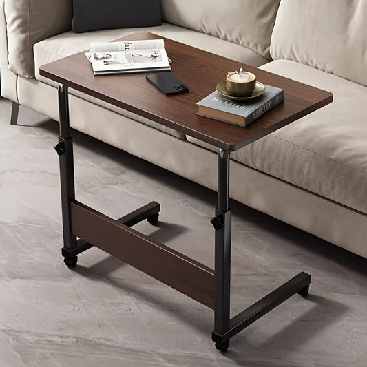Adjustable Bedside Table – Mobile Laptop Desk With Wheels