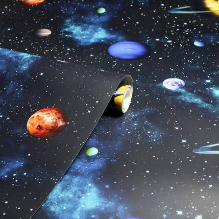 Arthouse Kids Cosmos Space Planets Marble Sheet (60x200cm)