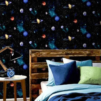 Arthouse Kids Cosmos Space Planets Marble Sheet (60x200cm)