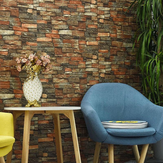Brown_Brick_Sheet, Home and Wall Decor