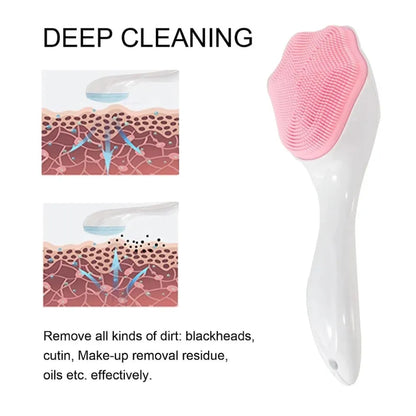  Cat Paw Silicone Face Scrubber Cleaning 