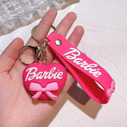 Classics Barbie 3D Silicone Heart Keychain