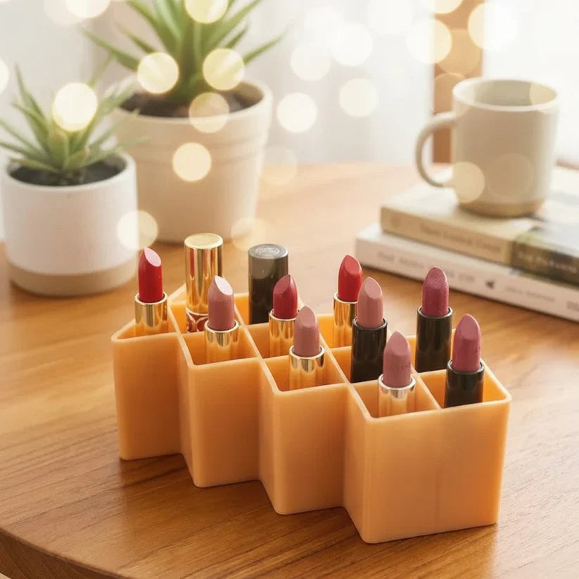 Elegant 12 Grid Cosmetic Organizer Quick & Easy