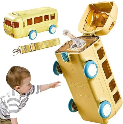 Cute Bus Water Bottle, Babies and Toys 