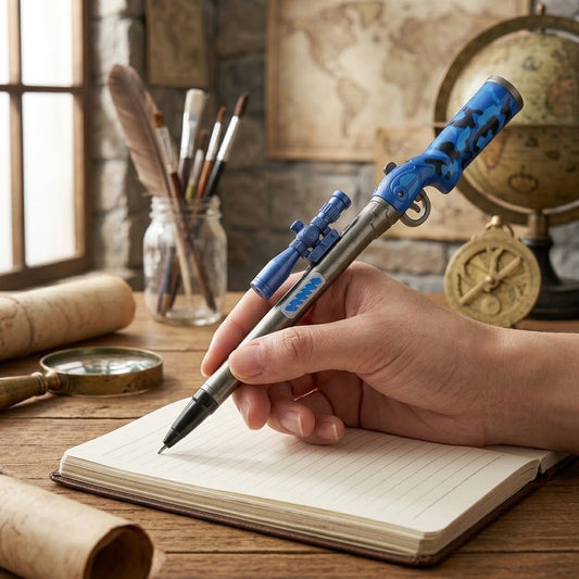 Cute Character Rifle Gel Pen – Fun Stationery Accessory for Students
