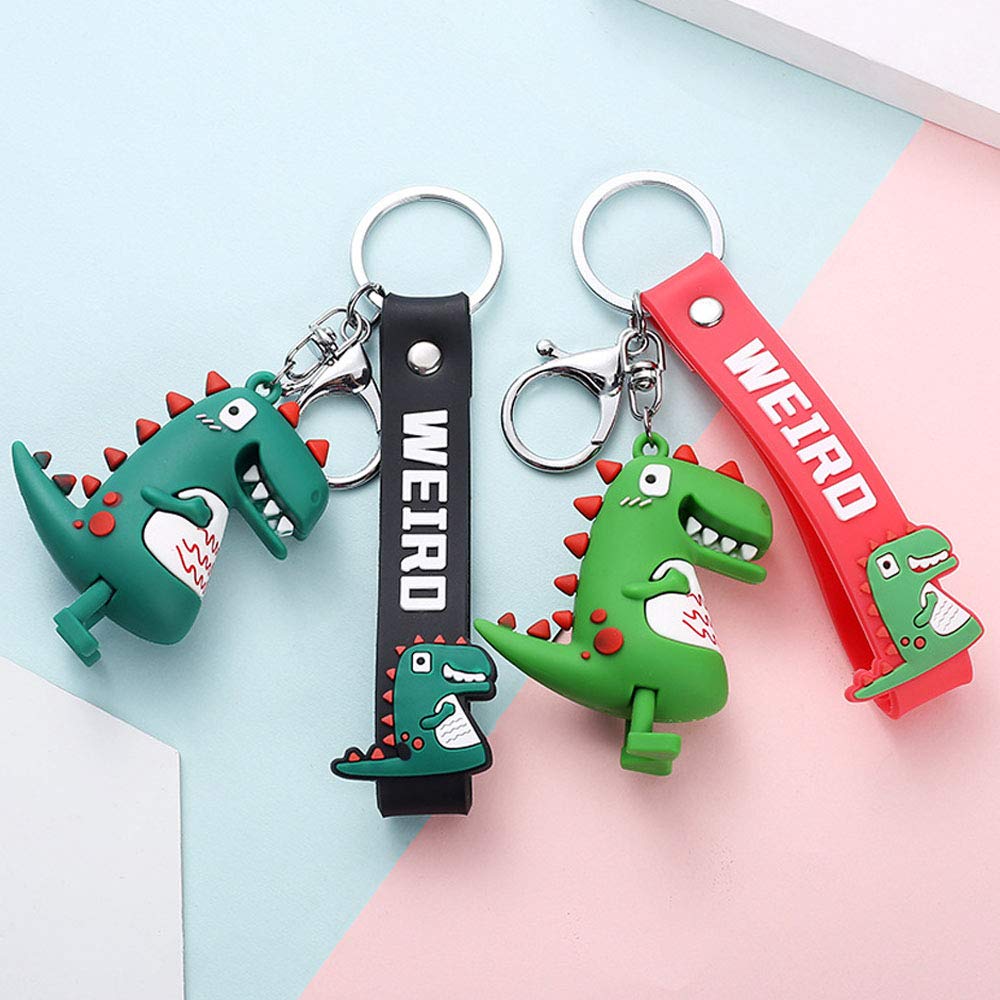Cute Mini Dinosaur KeyChain Kids Bag Accessory