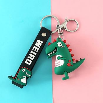 Cute Mini Dinosaur KeyChain Kids Bag Accessory
