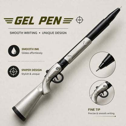 Cute Rifle-Shaped Gel Pen – Fun School Stationery for Kids